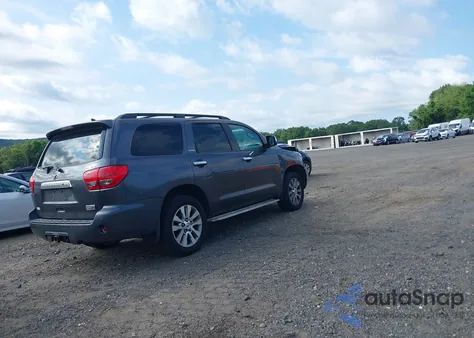 2012 Toyota Sequoia Limited 5.7L V8 из США, поврежденный, VIN 5TDJY5G14CS072989
